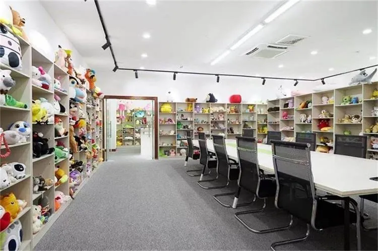 毛绒玩具样品室